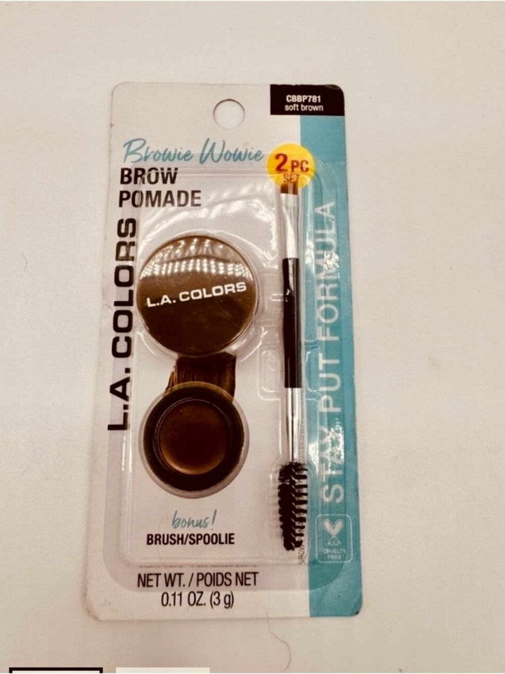 LA COLORS Dark Brown Brow Pomade